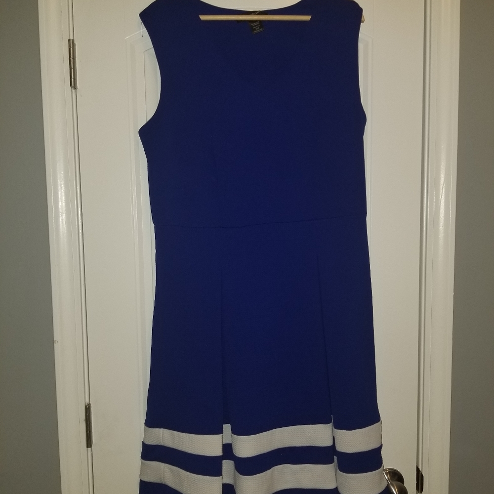 Royal blue ashley stewart dress